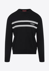 Logo Silk Blend Sweater