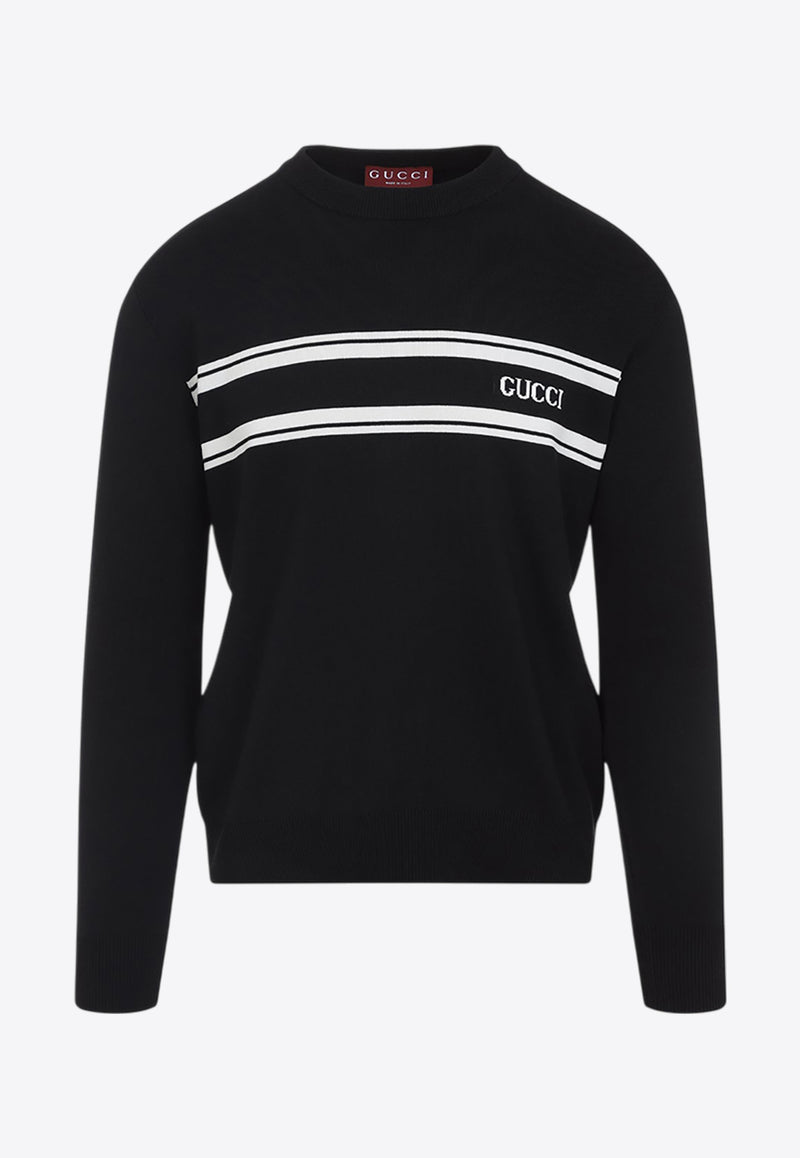 Logo Silk Blend Sweater