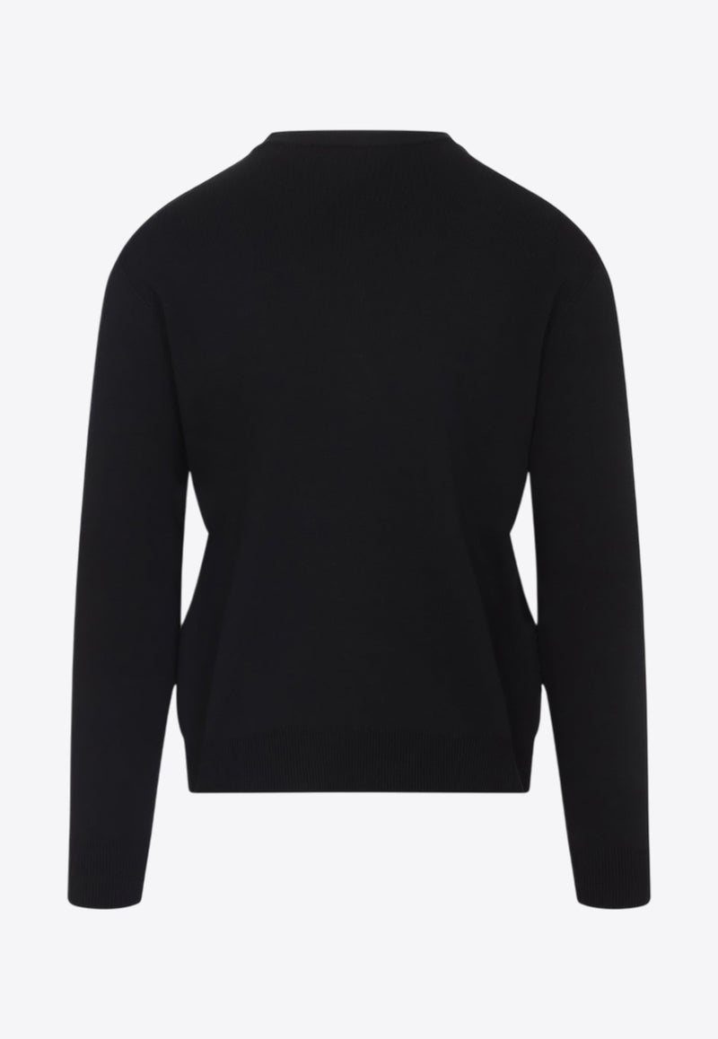 Logo Silk Blend Sweater