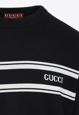 Logo Silk Blend Sweater