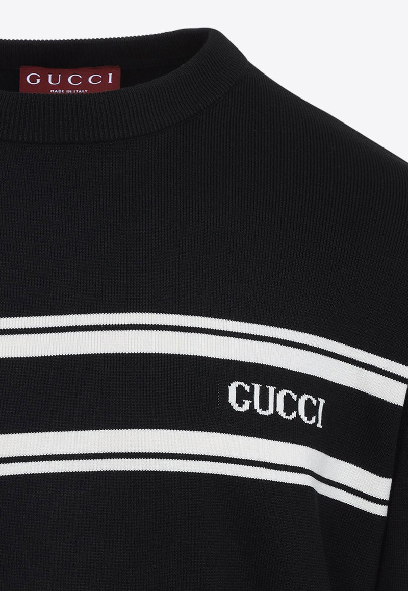 Logo Silk Blend Sweater