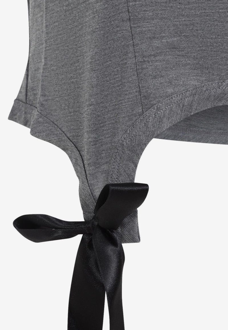 Easy Tank Top with Bow Tails