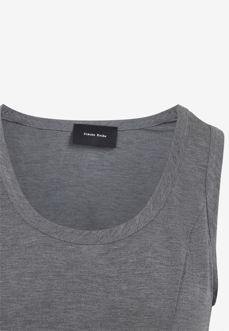 Easy Tank Top with Bow Tails