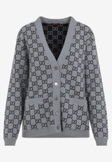 GG Jacquard Reversible Cardigan