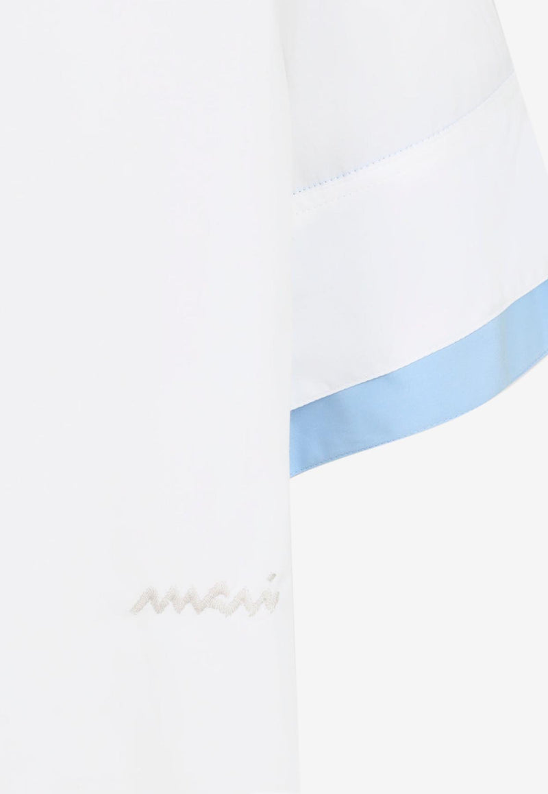 Double-Cuff Short-Sleeved Shirt