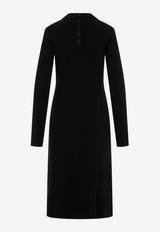 Polo Knit Midi Dress