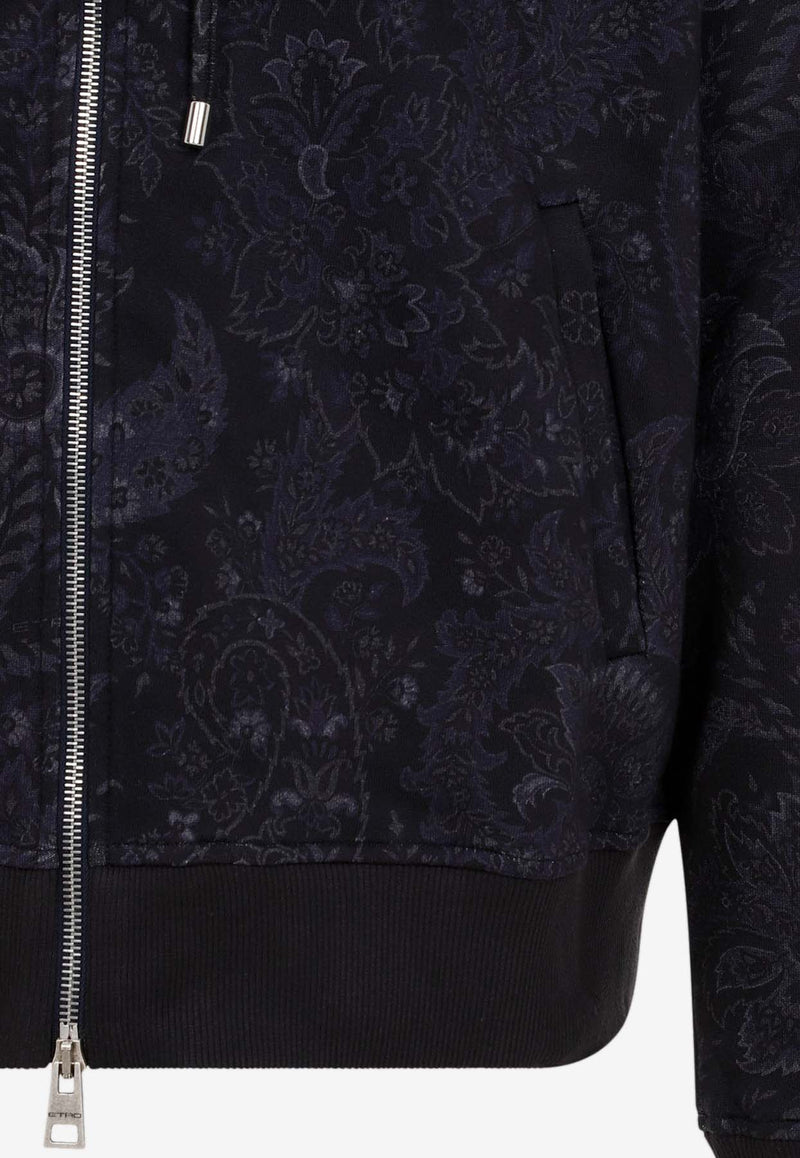 Paisley Zip-Up Hoodie