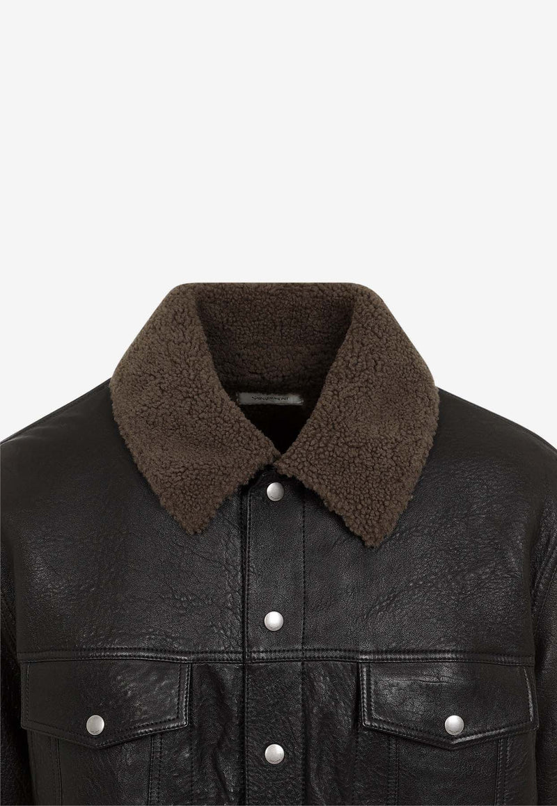 Shearling Leather Jacket