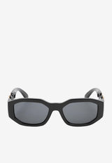 Medusa Biggie Geometric Sunglasses
