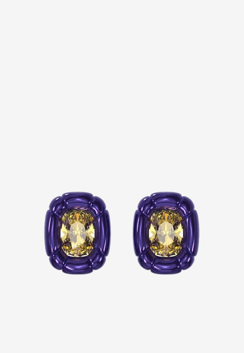 Swarovski Dulcis Clip Earrings Purple 181036025613729/J