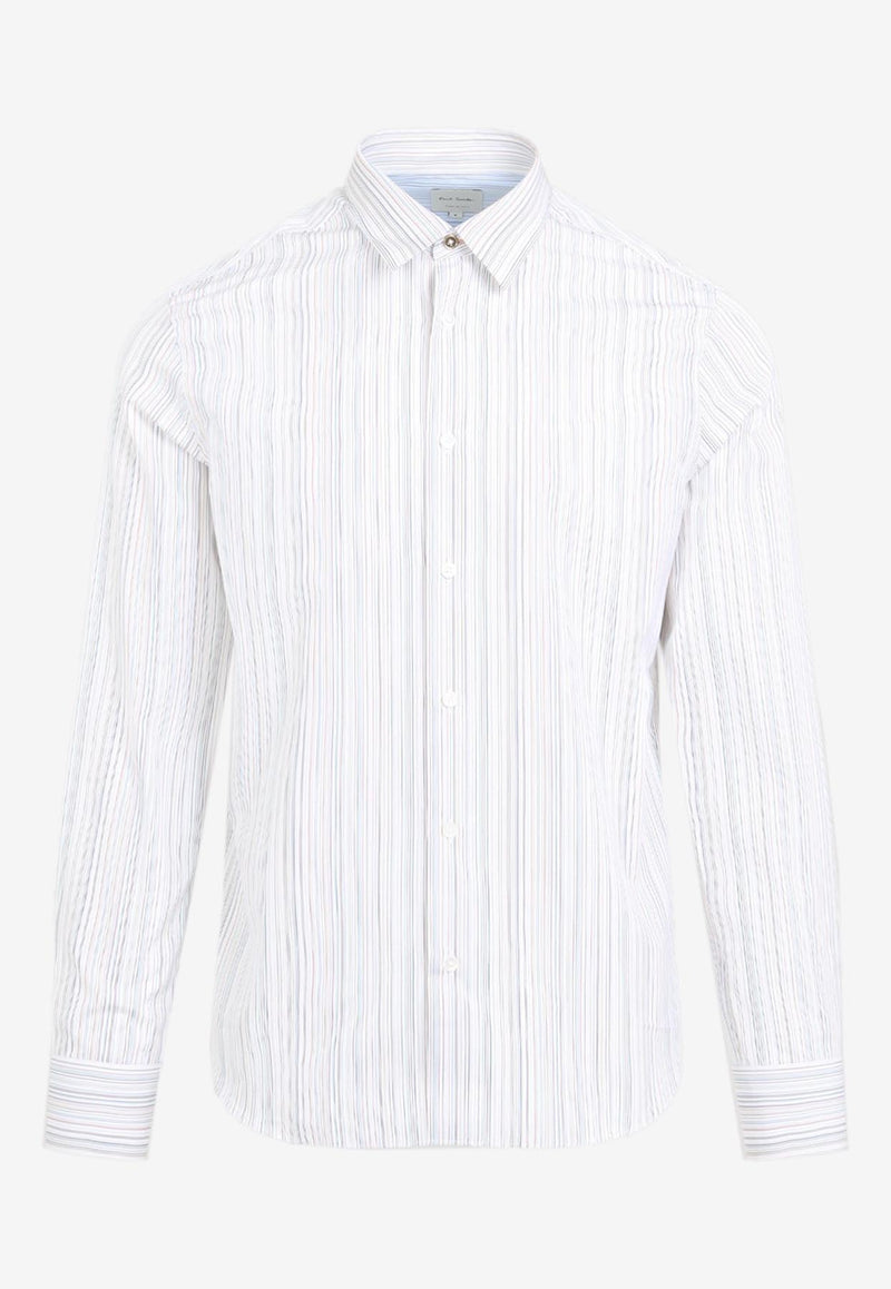 Striped Long-Sleeved Shirt