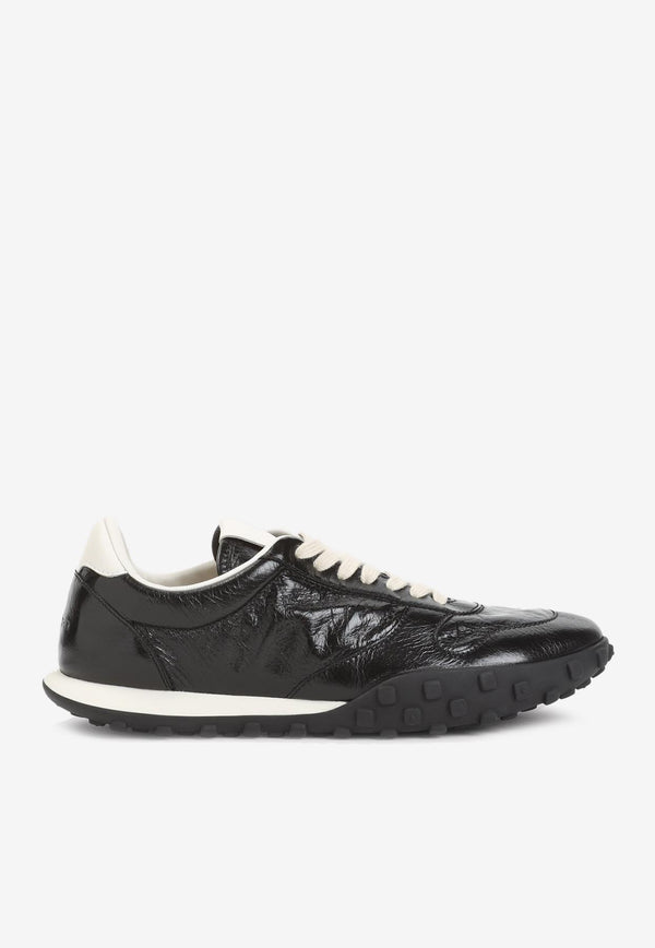 Low-Top Leather Sneakers