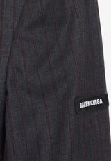 Logo-Patch Wool Blazer