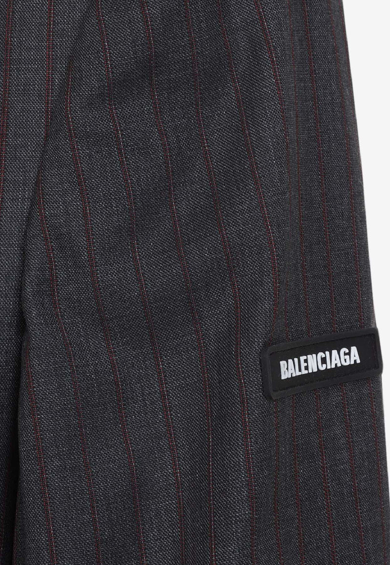 Logo-Patch Wool Blazer