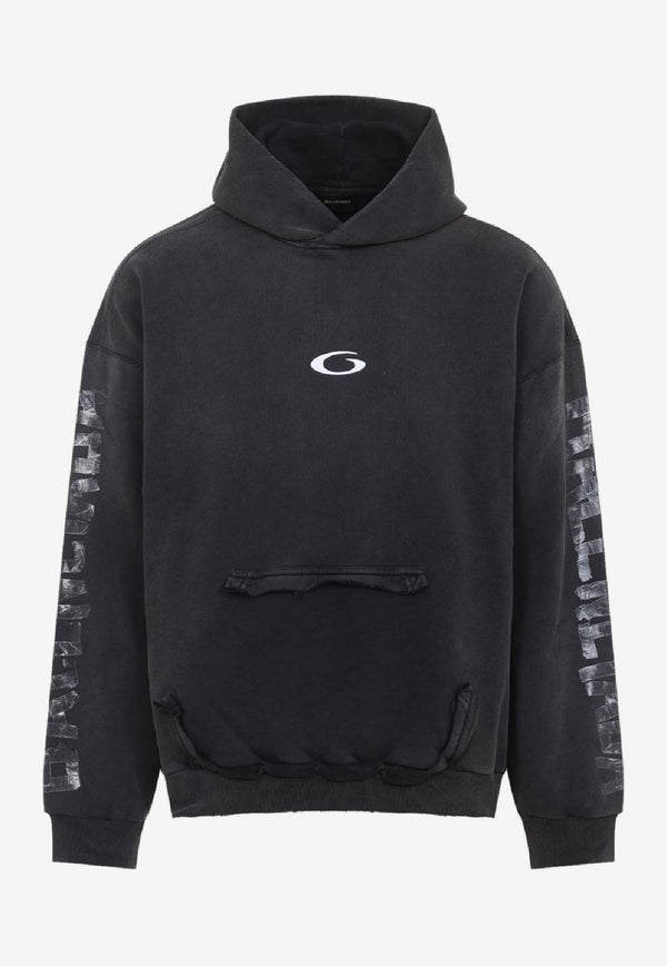 Ripped Pocket Hoodie