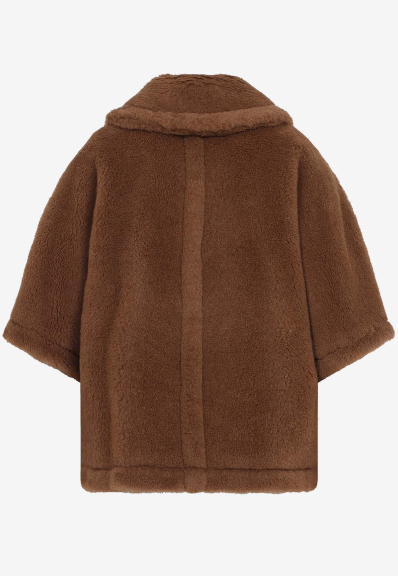 Tenebre Colletto Teddy Cape Coat