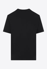 Crewneck T-shirt with Embroidered-Logo