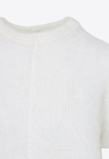Knitted Mohair-Blend Top