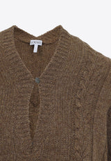 Cable Knit Wool Sweater