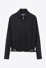 Wool and Silk Belted Jacket