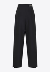 Straight-Leg Tailored Pants