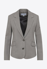 Wool Single-Breasted Jacket