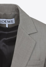 Single-Breasted Buttoned Jacket