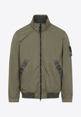 High-Neck Zip-Up Jacket