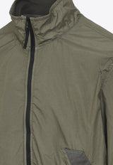High-Neck Zip-Up Jacket