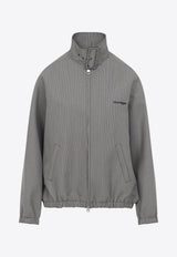 Houndstooth Bomber Jacket