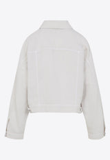 Cropped Bull Linen Jacket