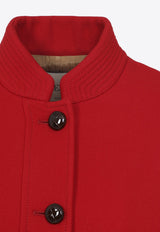 Caban Drill Jacket with V-Logo