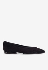 Suede Ballet Flats