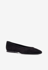 Suede Ballet Flats