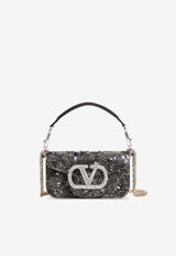 Small Locò Embellished Crossbody Bag
