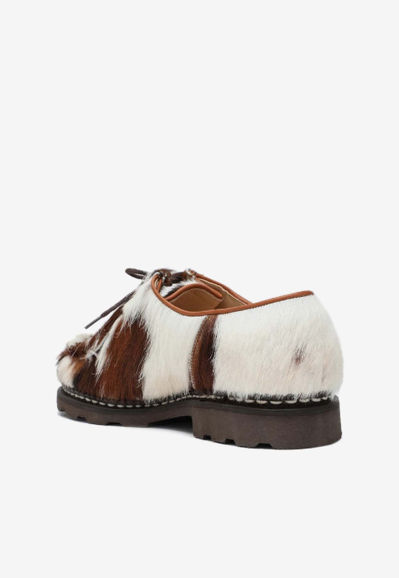 Paraboot Michael Derby Shoes in Pony Hair Multicolor 186663LE/R_PARAB-PV