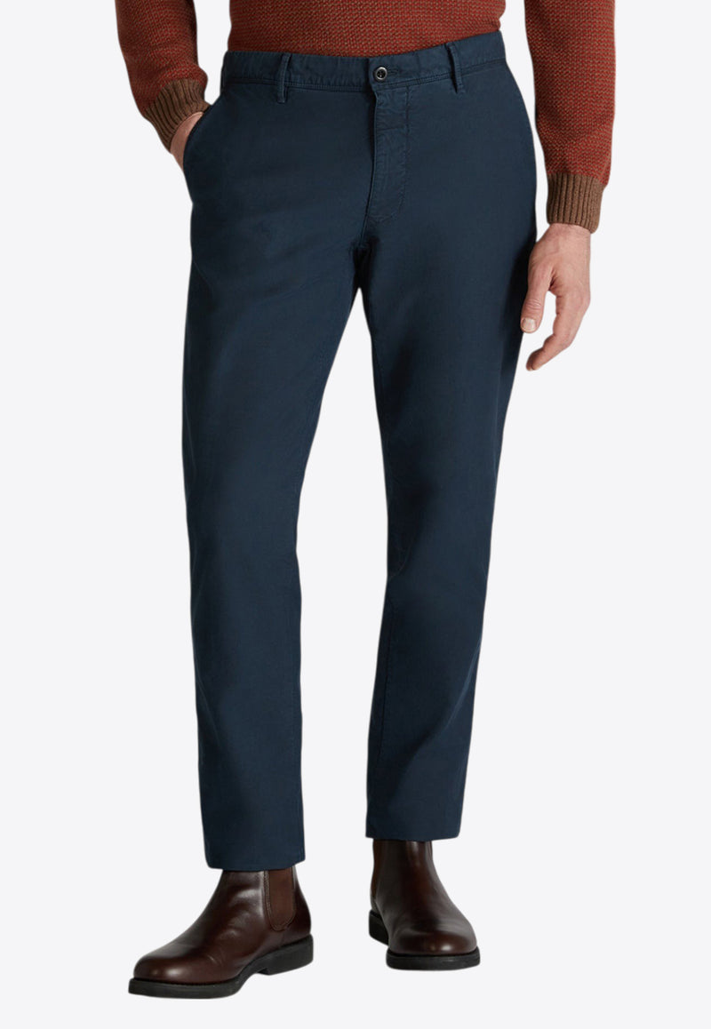 Incotex Slim Chino Pants Blue 18S100_NAVY