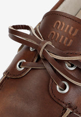 Burnt Calf Leather Loafers