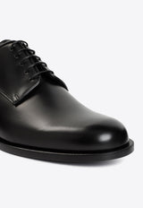 Derby Leather Lace-Up Shoes