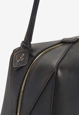 Le Bouledogue Leather Shoulder Bag