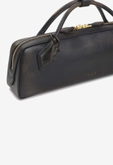 Teckel Vintage Leather Top Handle Bag