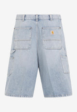 Double-Knee Denim Shorts