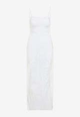 Plumetis Knit Maxi Dress