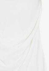 Plumetis Knit Maxi Dress