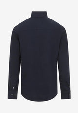 Long-Sleeved Linen Shirt