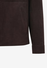 Zip-Up Leather Jacket