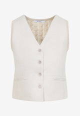 Calibri Linen Paneled Vest