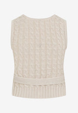 Calibri Linen Paneled Vest