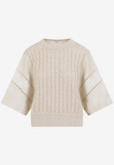 Scatola Cable Knit Top