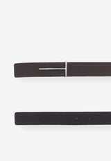 T-Buckle Leather Belt